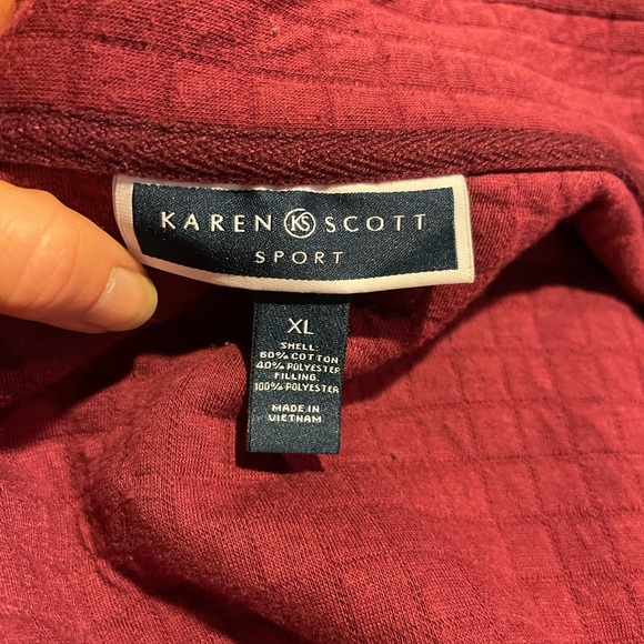 Vintage Karen Scott Sport Jacket, Size XL - Picture 4 of 4